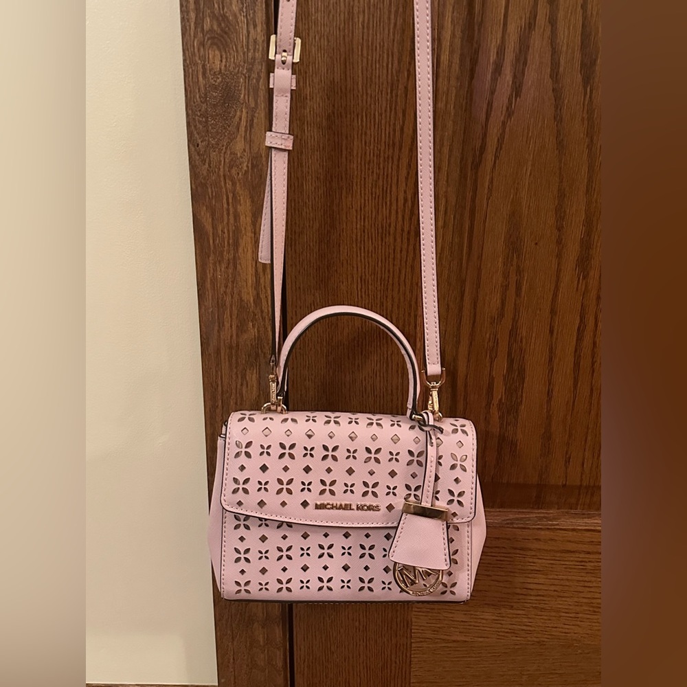 Michael Kors Ava Extra-Small Saffiano Leather Crossbody